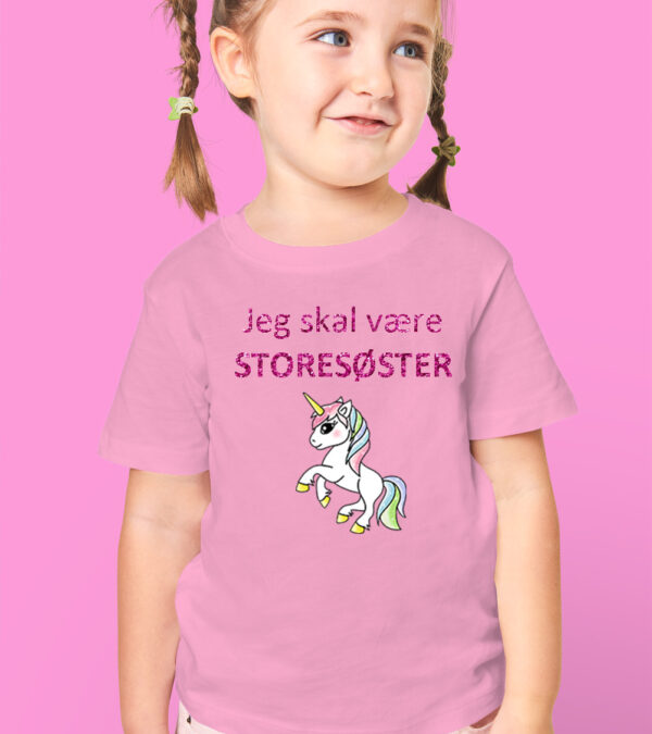 jeg skal være storesøster T-shirt