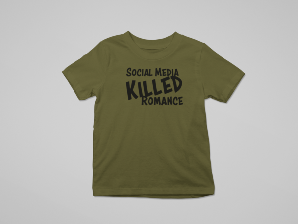 Social media killed romance T-shirt - Image 6