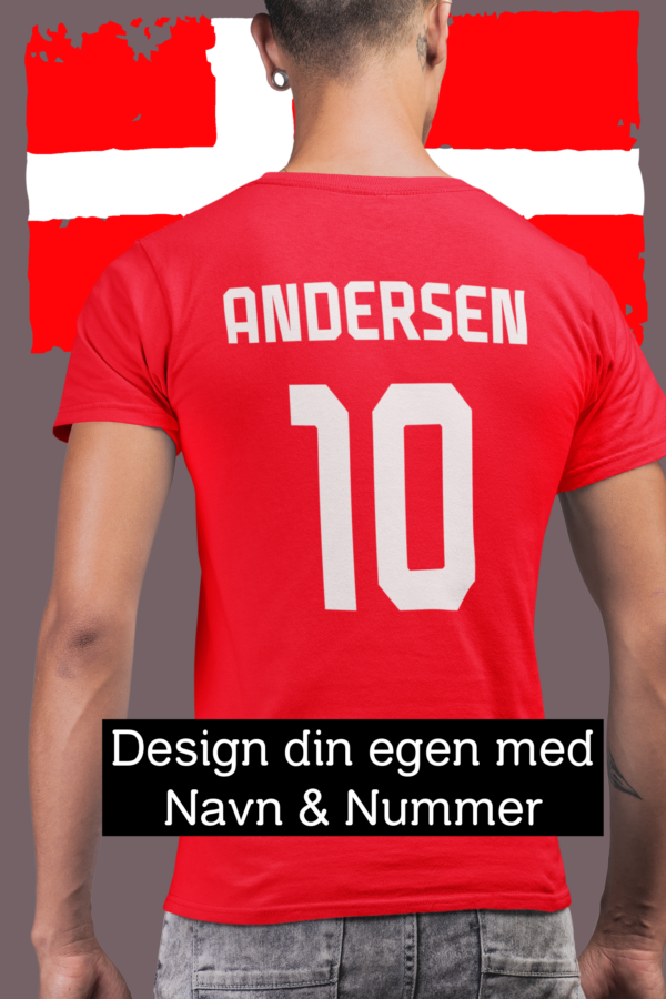 navn og nummer på tshirt