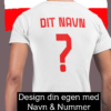navn og nummer på tshirt