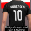 navn og nummer på tshirt