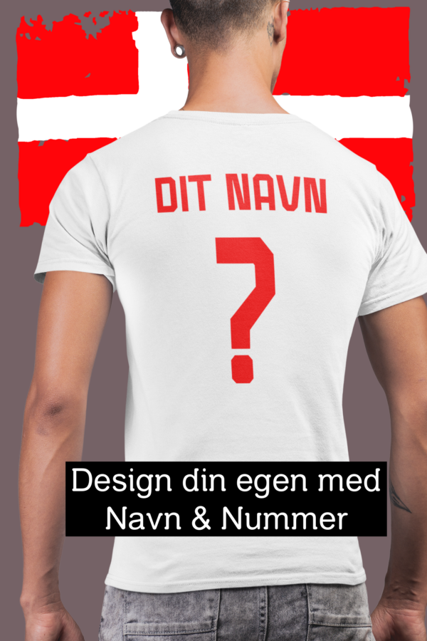 navn og nummer på tshirt