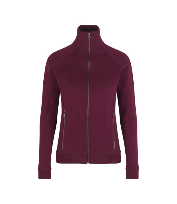 Sweat cardigan | zip | dame - Image 3
