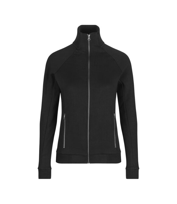 Sweat cardigan | zip | dame