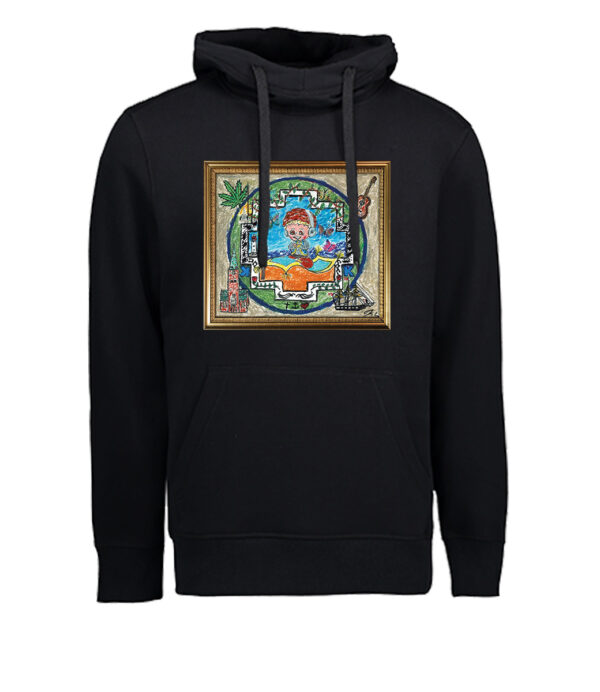 Papillion Hoodie Unisex Black