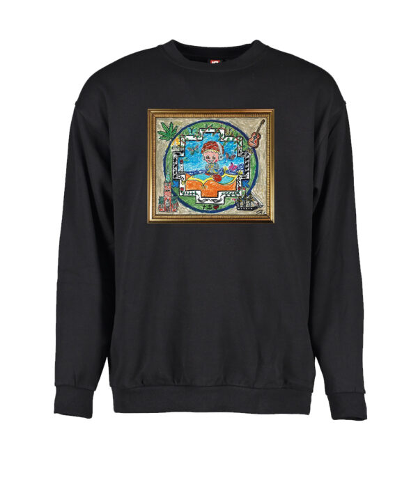 Papillion Sweat Unisex Black
